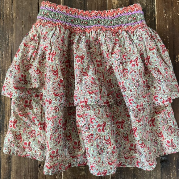 Peek…Aren’t you Curious Girls’ Smocked Waist Skirt - Picture 2 of 10